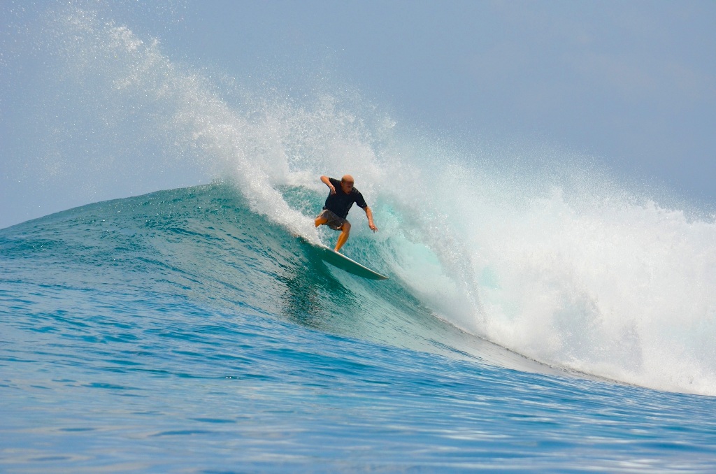 Maldives surf, one of the best places to surf in February