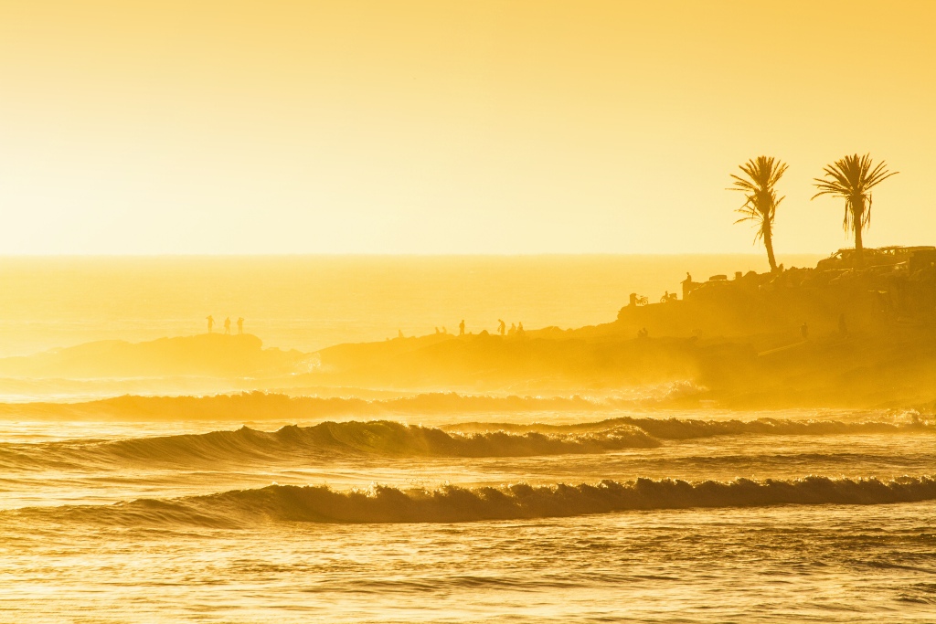 Taghazout, Morocco surf, one of the best January surfing destinations